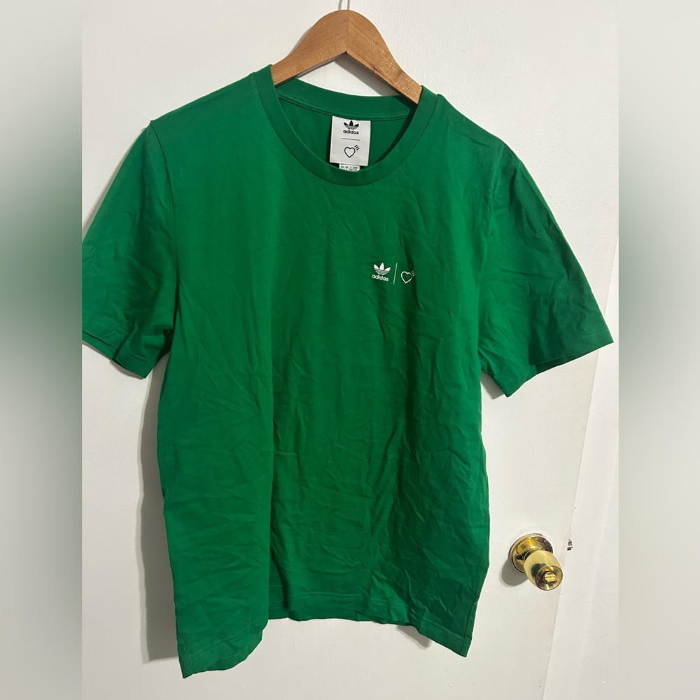 Adidas Men's Vibrant Green Short Sleeve Tee